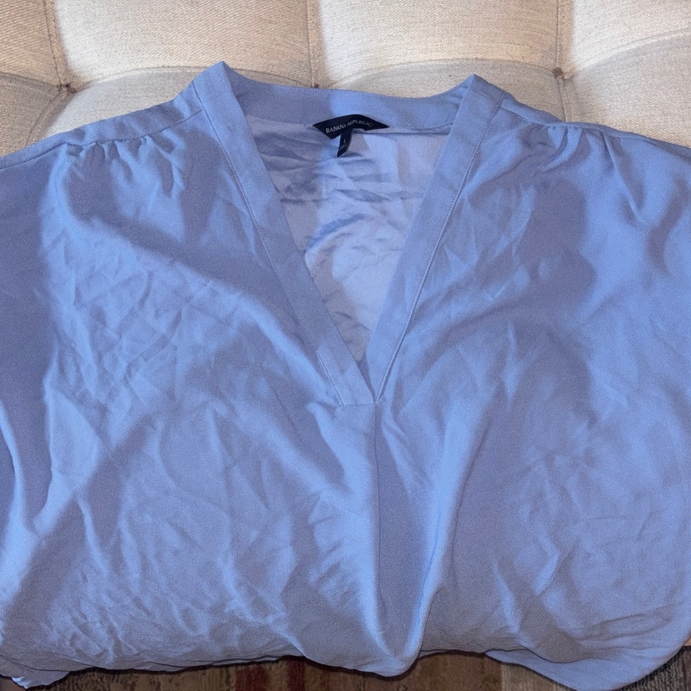 Banana Republic Light Blue Blouse